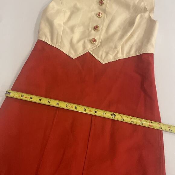 Marc Jacobs Blair Waldorf Bow Dress 4 Alessandra Runway Vest Mini A Line Small S - Picture 11 of 13